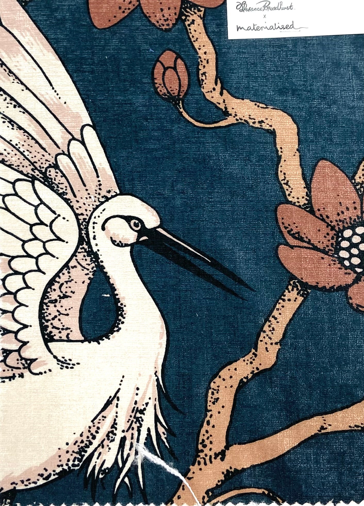 Egrets Florence Broadhurst Fabric - 12 Colours