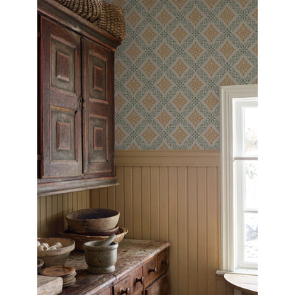 Dellen Wallpaper - Green/Yellow