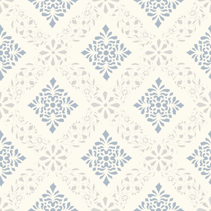 Sample - Dellen Wallpaper - Blue/Grey