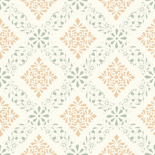 Dellen Wallpaper - Green/Yellow