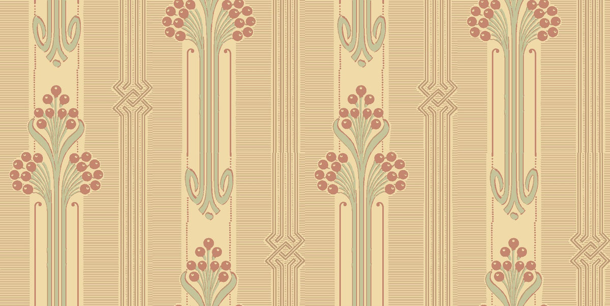 Sample - Nergarden Wallpaper - Red/Yellow