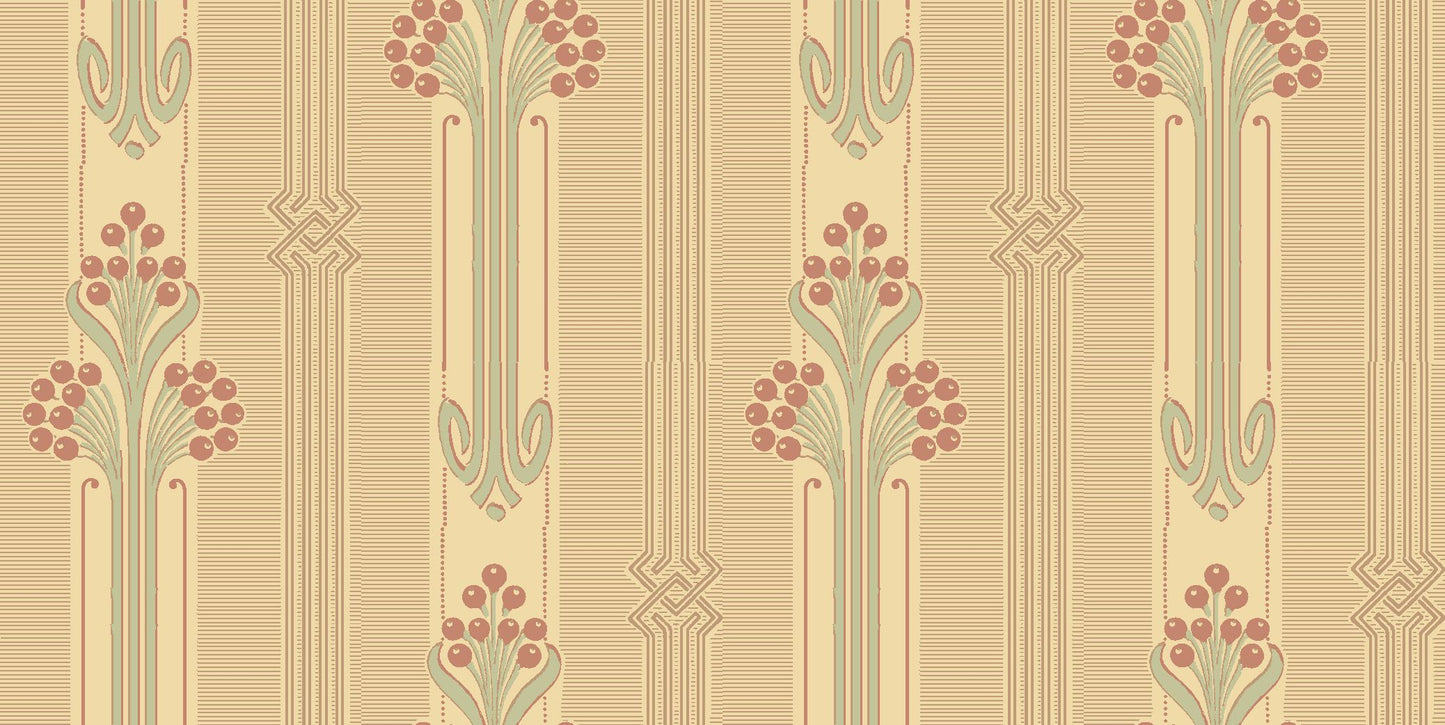 Sample - Nergarden Wallpaper - Red/Yellow