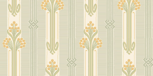 Sample - Nergarden Wallpaper - Green/Yellow