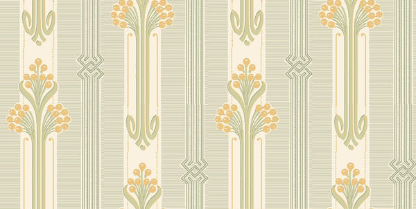 Sample - Nergarden Wallpaper - Green/Yellow