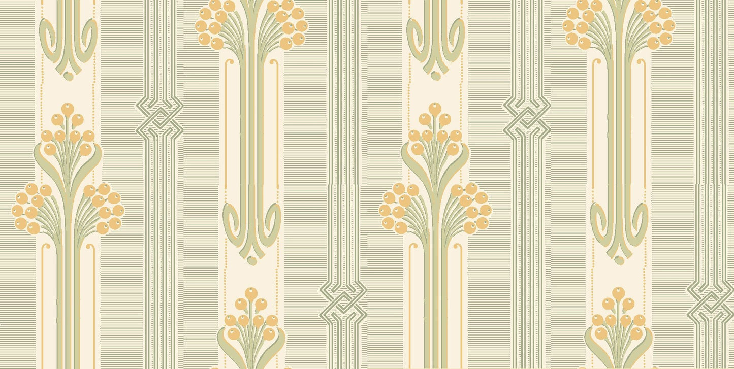 Nergarden Wallpaper - Green/Yellow