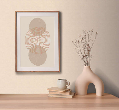 Linea Linen Texture Vinyl Wallpaper – Peach