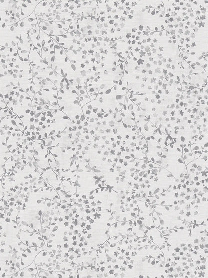Tiny Tendrils Wallpaper - Grey/Silver/White