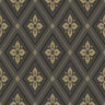 Astrid Flora Wallpaper - Black Gold