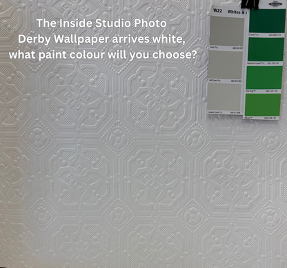 Derby Tiles - Anaglypta Wallpaper