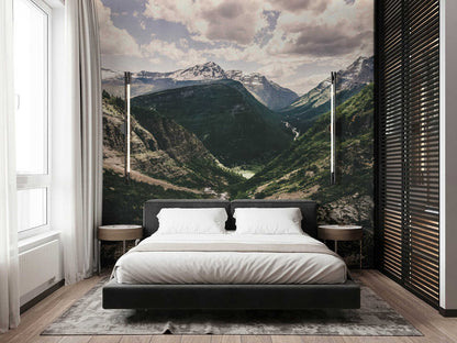 Long Valley Mural Custom Sized Wallpaper Mural (per m2)
