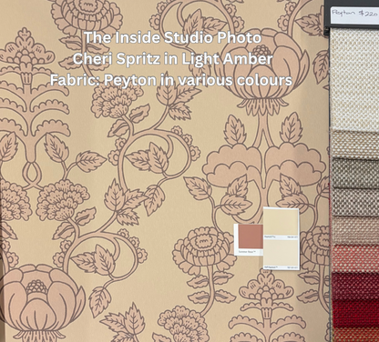 Cheri Spritz Wallpaper - Light Amber