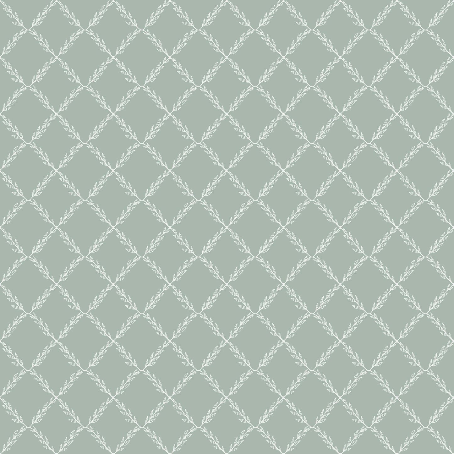 Vide - Leafy Geo Wallpaper - Green