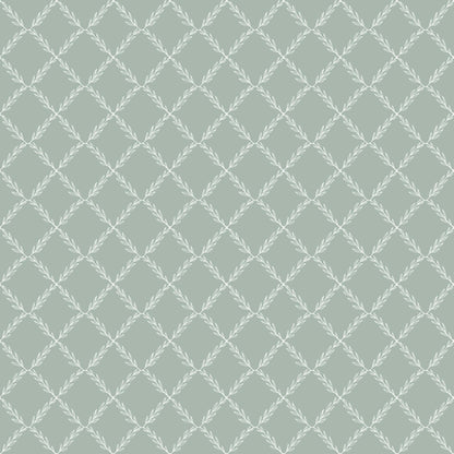 Vide - Leafy Geo Wallpaper - Green