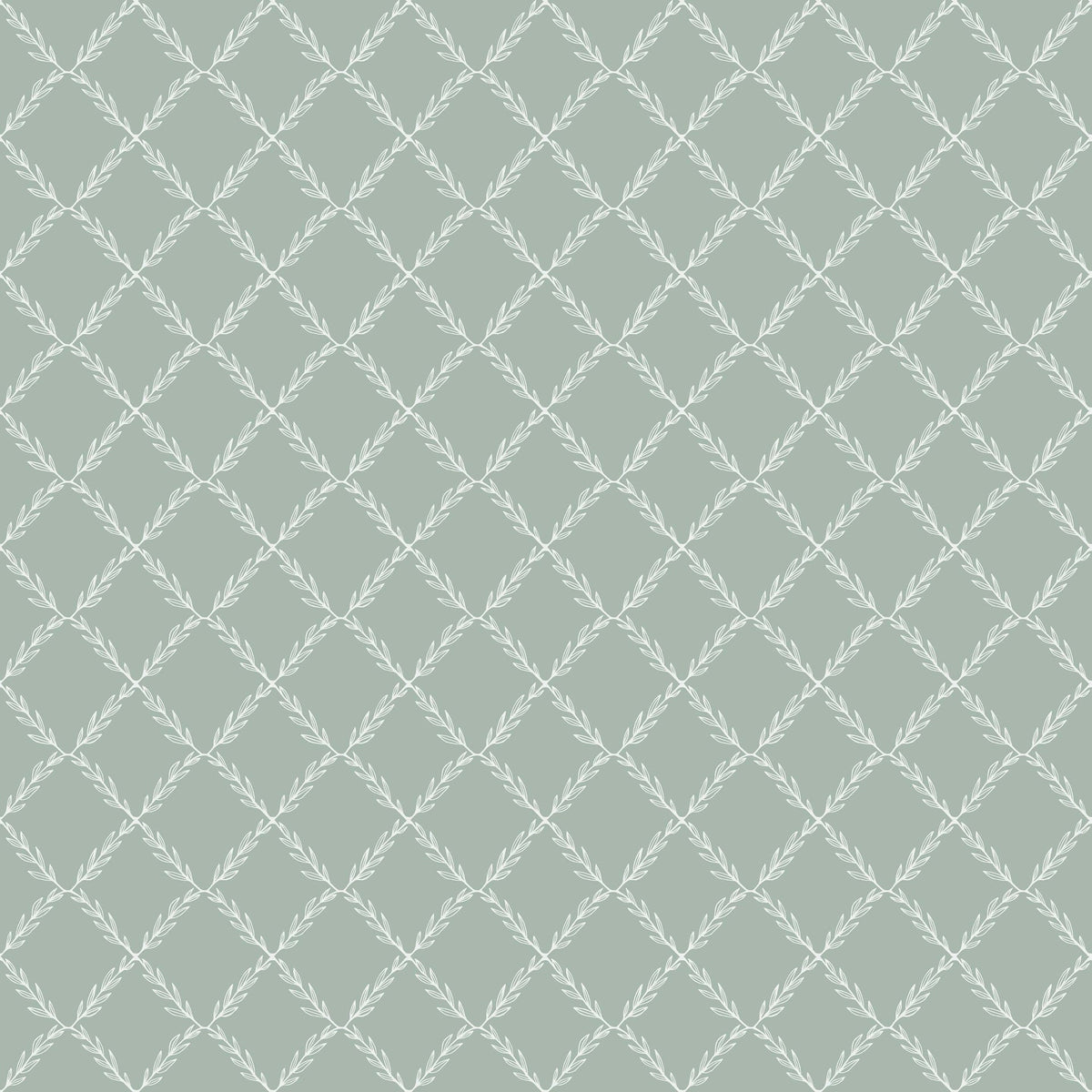 Sample - Vide - Leafy Geo Wallpaper - Green
