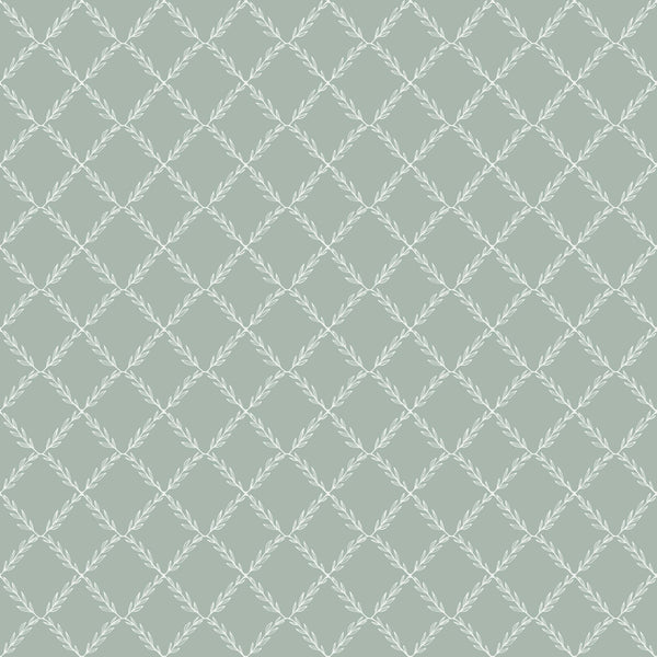 Sample - Vide - Leafy Geo Wallpaper - Green