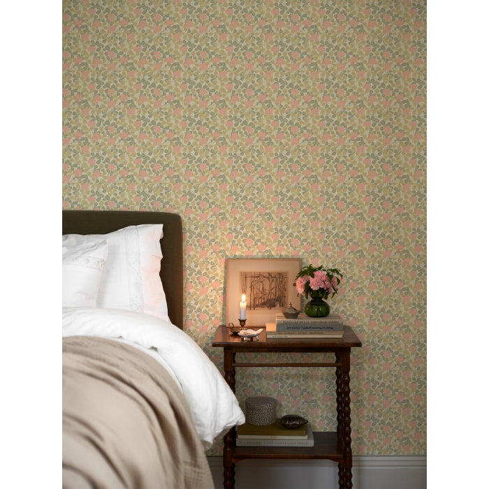Klover Floral Wallpaper - Pink