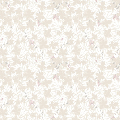 Vinbarsblad Wallpaper - Beige - Discontinuing