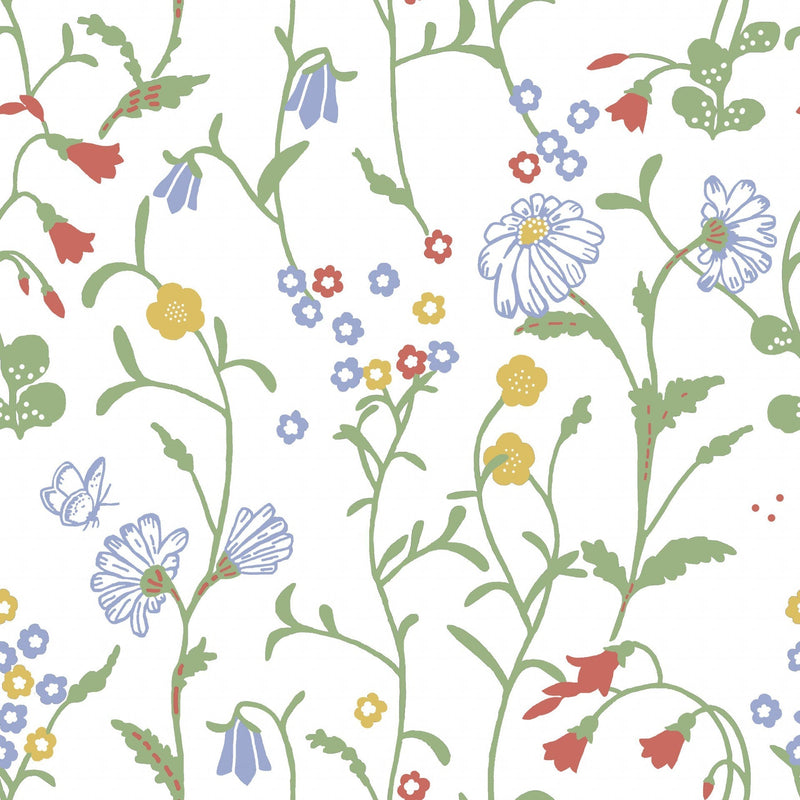 Midsommar Wallpaper - White