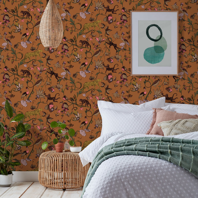 Exotic Wildlings Wallpaper - 4 Colours
