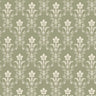 Hudiksvalls Floral Wallpaper - Green