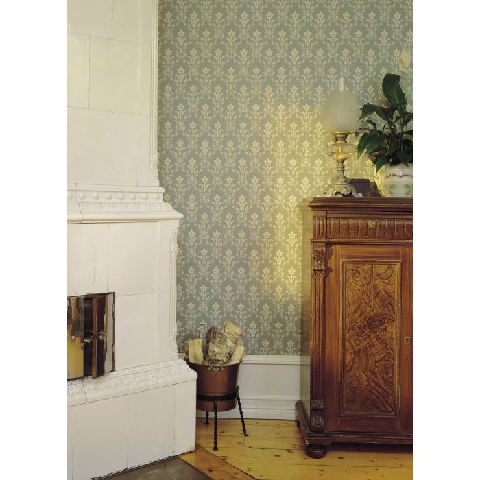 Floral Hughes Wallpaper - Green