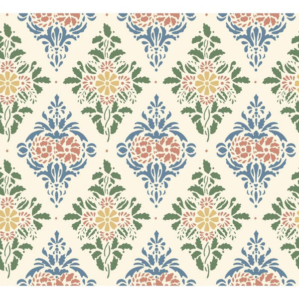 Sample - Diamond Blooms Wallpaper