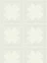 Paisley Block Heavy Weight Wallpaper  - White