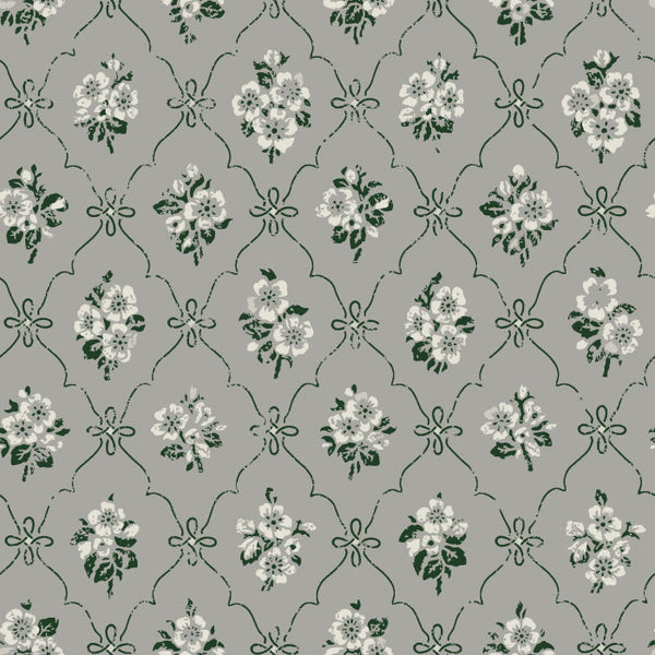Sample - Lovisa Wallpaper - Grey Green