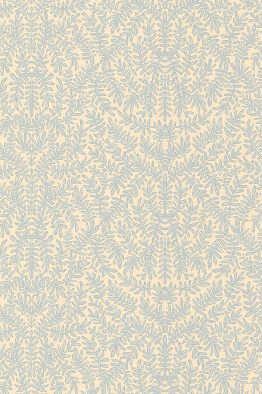 Sample - French Blond Wallpaper - Sea Breeze Blue