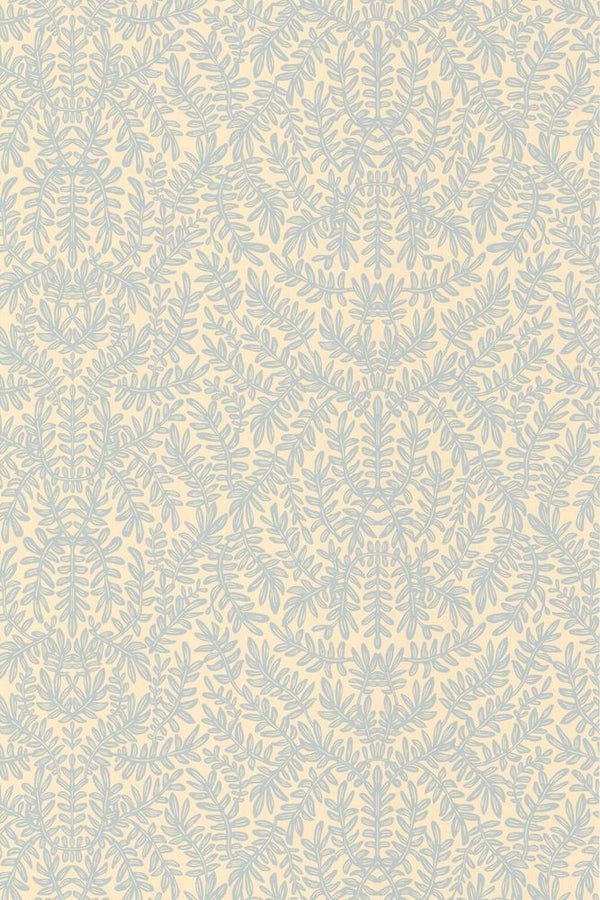 Sample - French Blond Wallpaper - Sea Breeze Blue