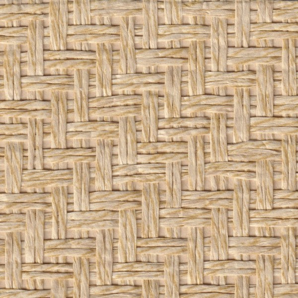Sample - Japanese Summerhouse - Handmade Grasscloth Wallpaper - Golden Sand