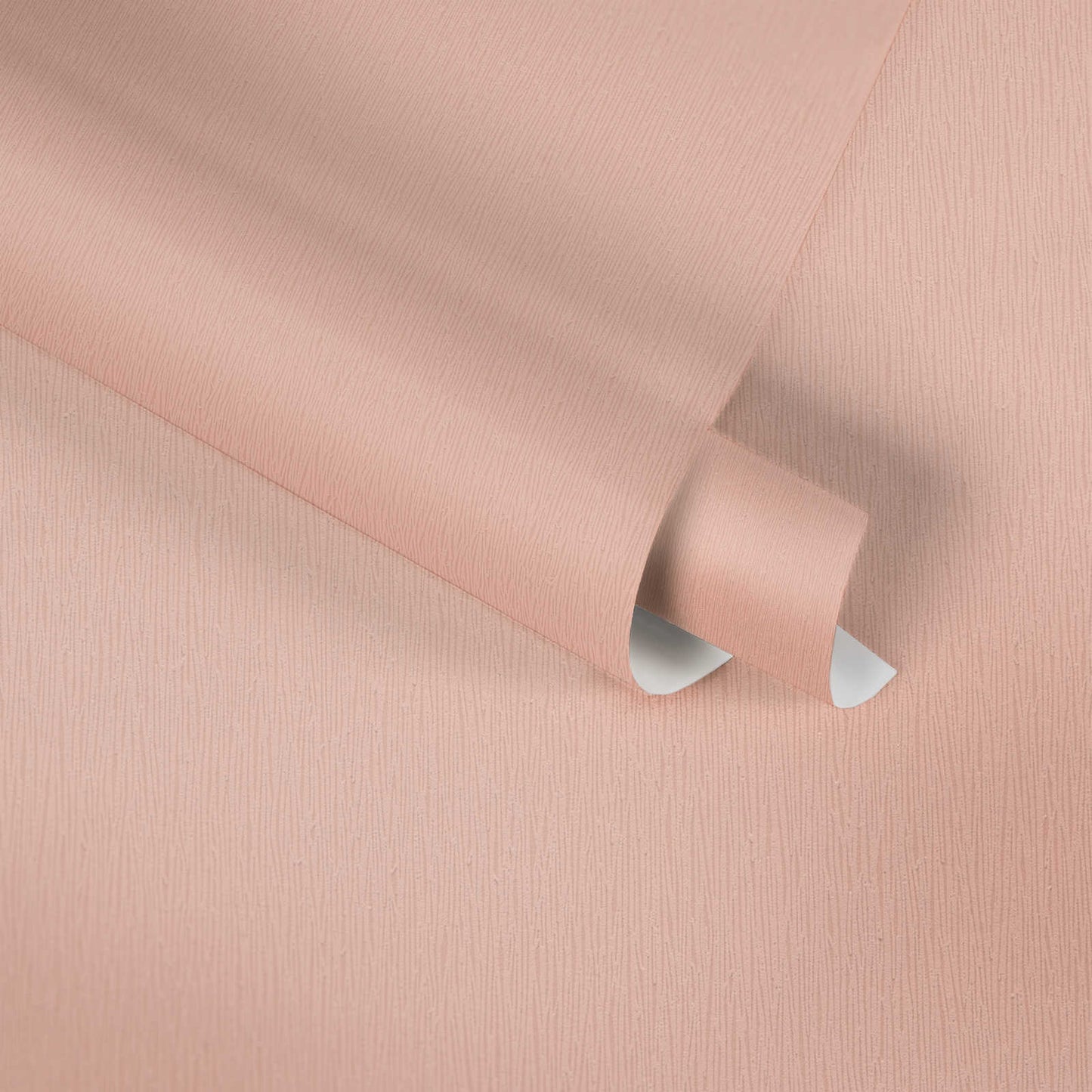 Textured Vinyl Wallpaper - Coral Pink