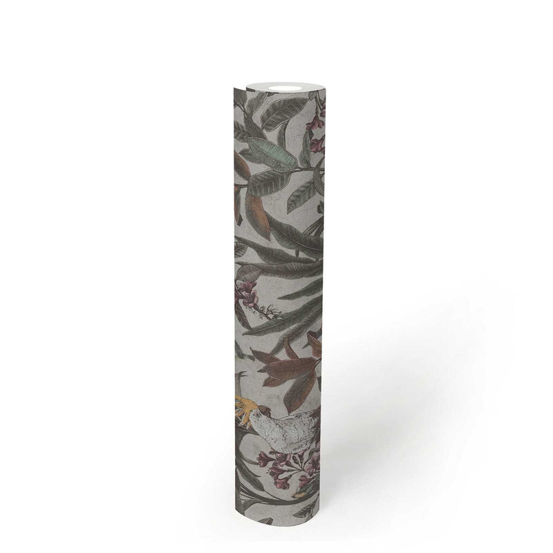 Cockatoo Jungle Wallpaper - Cream