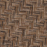 Japanese Summerhouse - Handmade Grasscloth Wallpaper - Chocolate