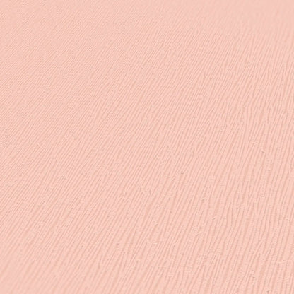 Textured Vinyl Wallpaper - Coral Pink