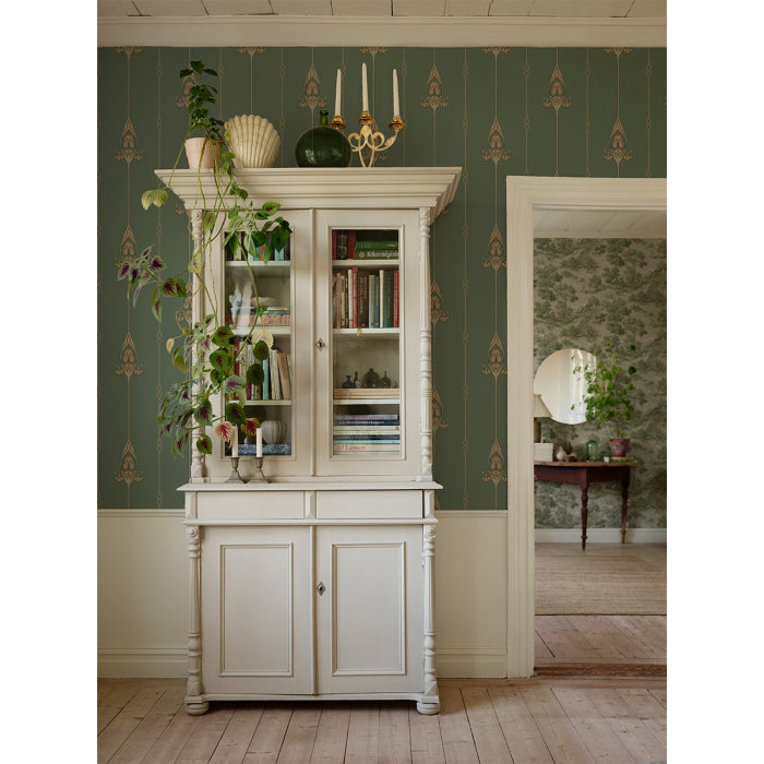 Gamla Grand Historical Wallpaper - Green