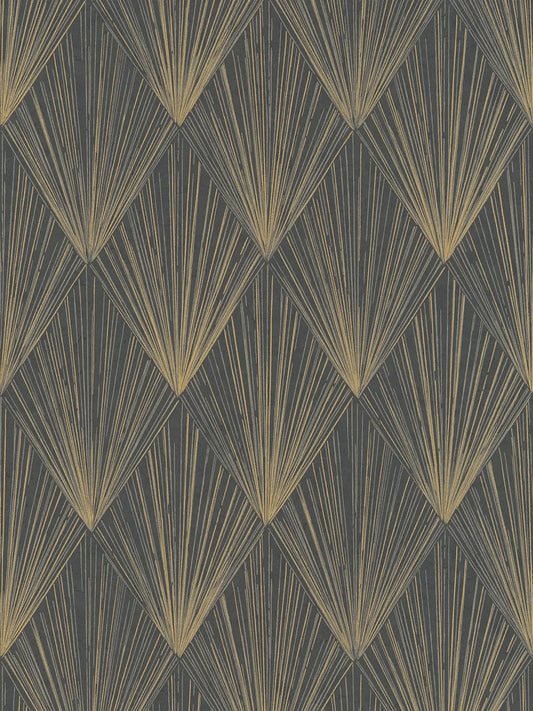 Metallic Moments Wallpaper - Black - Discontinuing