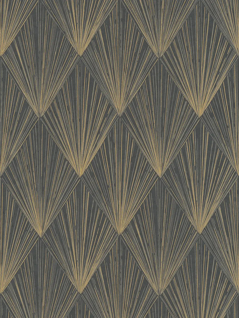 Sample - Metalic Moments Wallpaper  - Metallic/Black