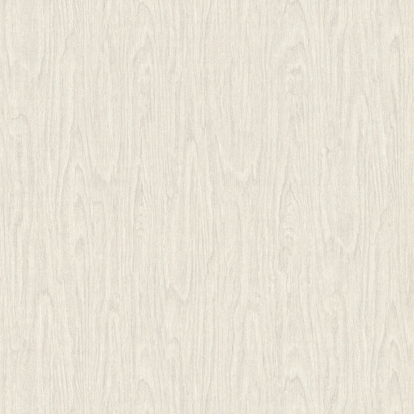 Sample - Versace Timber Wallpaper - Beige/Creme/White