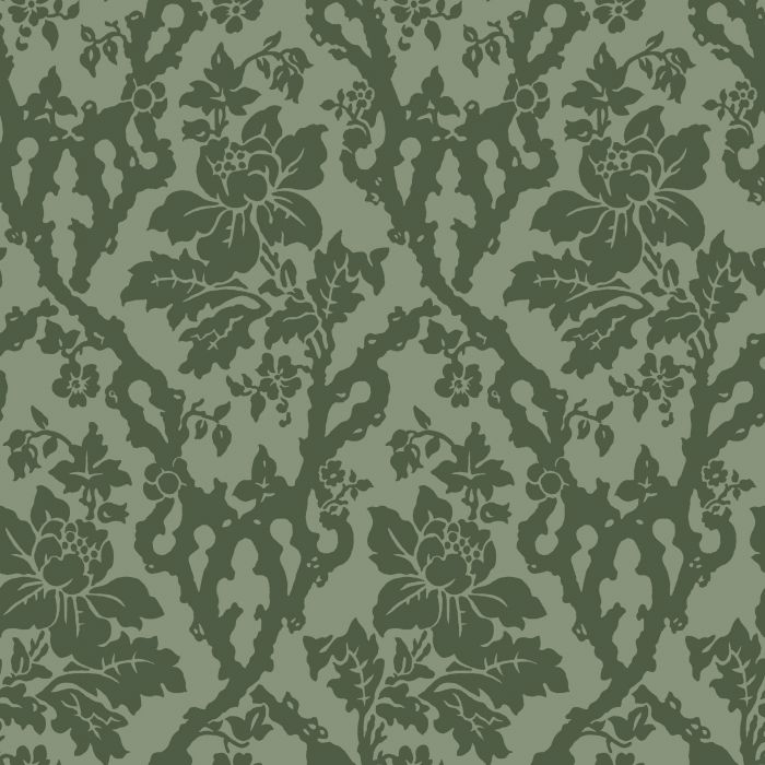 Sample - Vardastra Wallpaper - Green