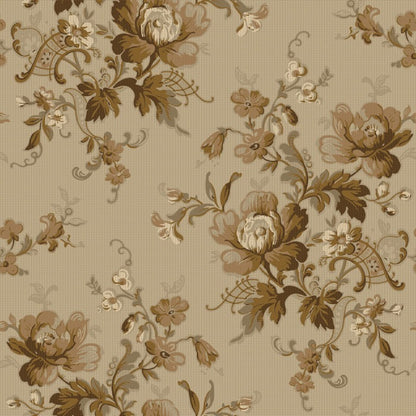 Ingeborg Wallpaper - Brown/Gold