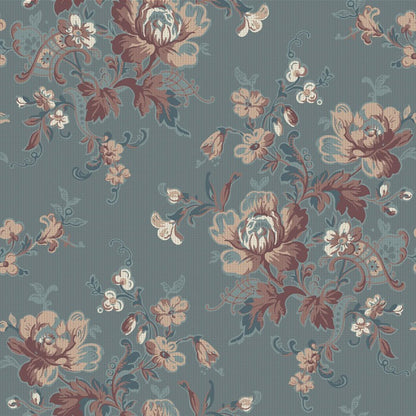 Ingeborg Wallpaper - Blue