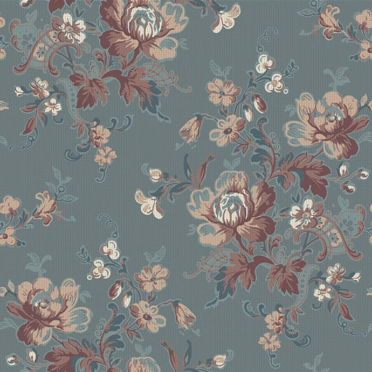 Ingeborg Wallpaper - Blue