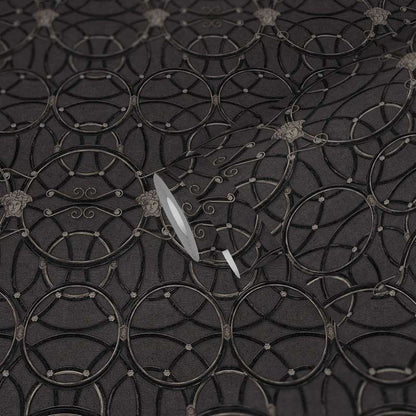 Versace Chain Wallpaper - Silver/Black