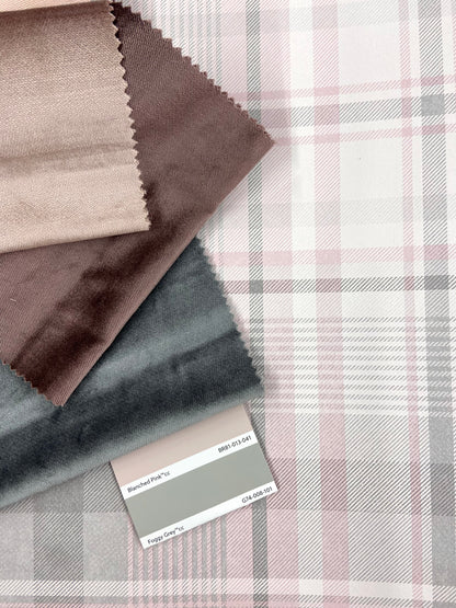 Kirkham Check - Plaid Wallpaper - Pink - Last 3 Rolls