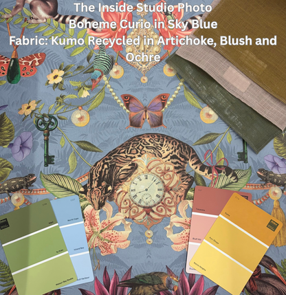 Bohème – Curio Wallpaper – Sky Blue