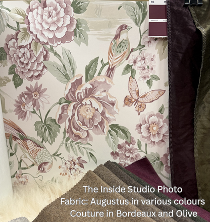 Hana - Japanese Floral - Wallpaper - Green/Cream