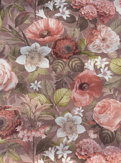 Olivia Floral Wallpaper – Rose