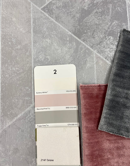 Zarci - Geometric Marble Wallpaper - Grey/Silver - Last 4 Rolls