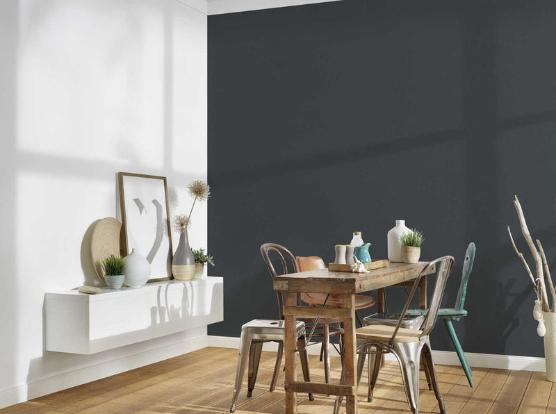 Art of Eden Plain Coordinate Wallpaper - Black